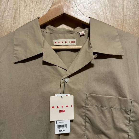 Uniqlo x MARNI Oversized Short Sleeve Shirt - Picture 4 of 6
